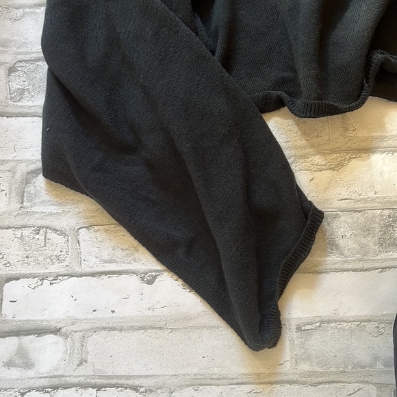 🎉HP 🎉Black 100% Cotton Poncho/Shawl - Picture 7 of 7